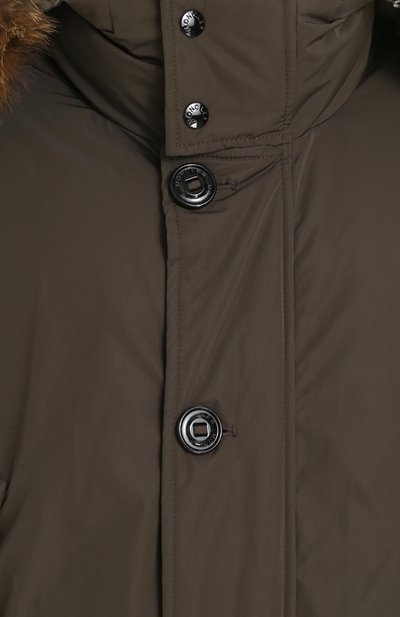 Пуховая парка на молнии с меховой отделкой воротника MONCLER, арт. C2-091-42316-20-57540, фото 5