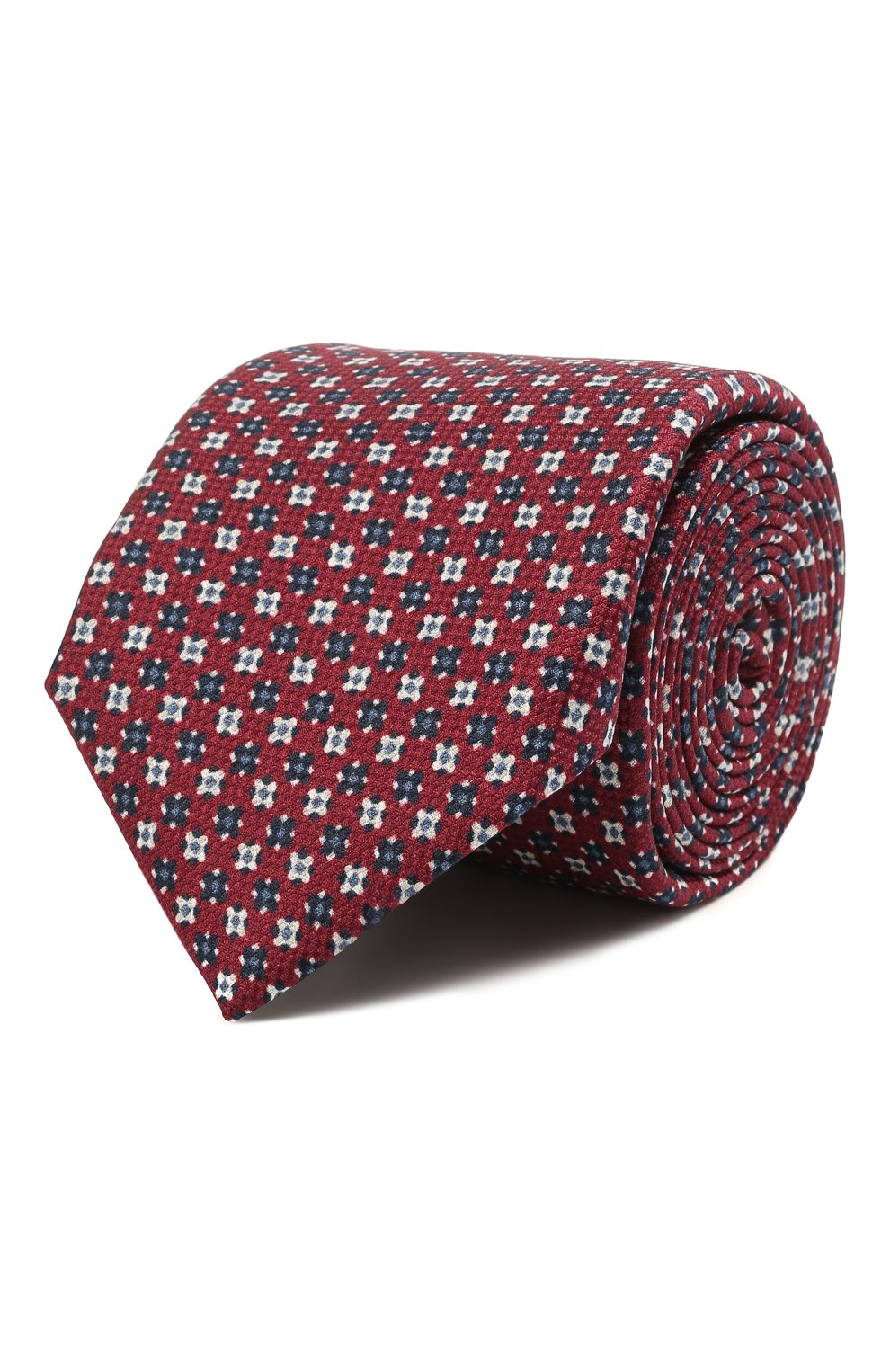 Шелковый галстук CORNELIANI красного цвета по цене 14250 руб., арт. 87U306-1120341/00, фото 1 Шелковый галстук CORNELIANI, арт. 87U306-1120341/00, фото 1