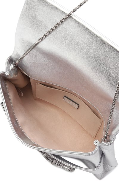 Клатч kya JIMMY CHOO серебряного цвета по цене 99500 руб., арт. KYAUNZ, фото 5 Клатч kya JIMMY CHOO, арт. KYAUNZ, фото 5
