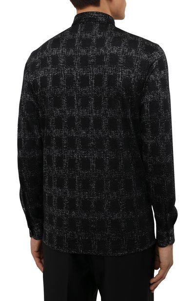 Поло из шерсти и шелка ZILLI SPORT, арт. MFW-66029-000/0009, фото 4