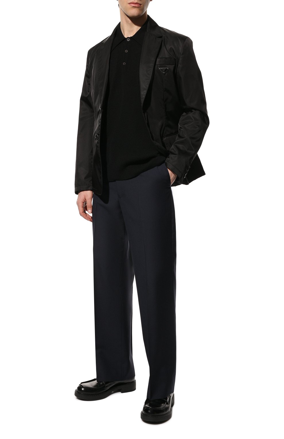 Кашемировое поло PRADA, арт. UMB302-1Z7D-F0002-221, фото 2