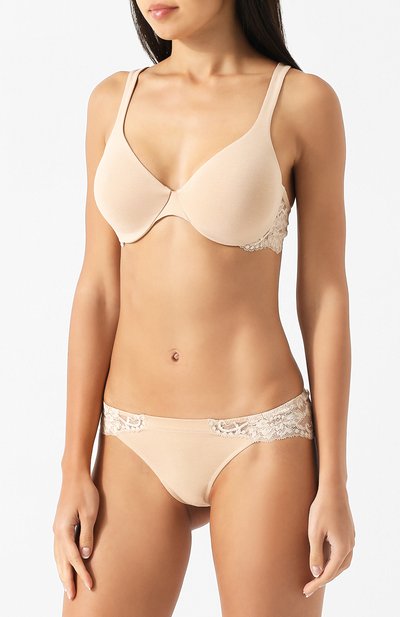 Однотонный бюстгальтер с кружевной отделкой LA PERLA, арт. 906532C, фото 2