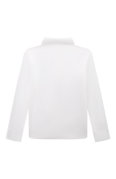 Хлопковое поло STEFANO RICCI JUNIOR белого цвета по цене 51900 руб., арт. KY01034P03/Y23352, фото 2 Хлопковое поло STEFANO RICCI JUNIOR, арт. KY01034P03/Y23352, фото 2