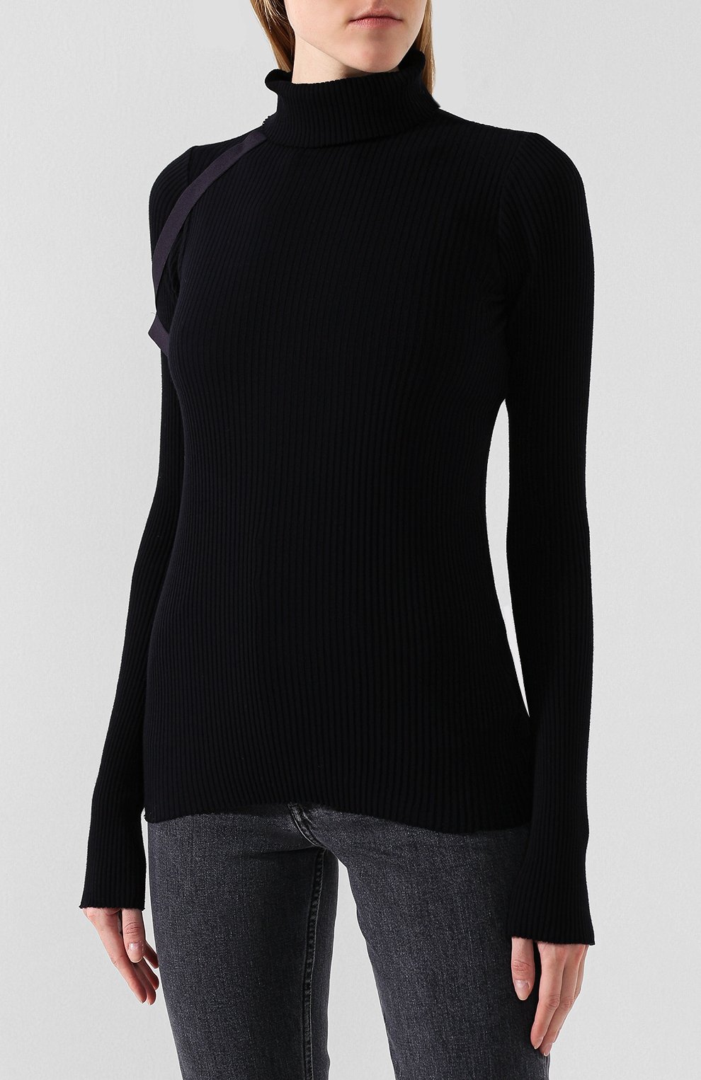 Хлопковая водолазка HELMUT LANG, арт. J04HW513, фото 3