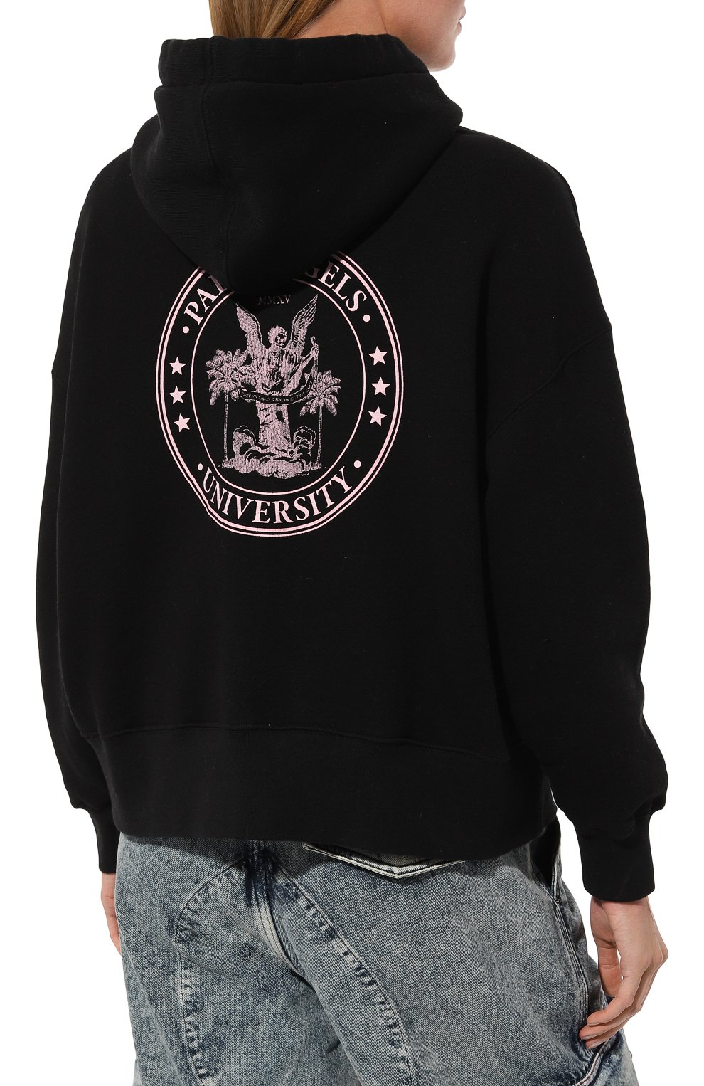 Хлопковое худи PALM ANGELS, арт. PWBB023S23FLE0031033, фото 4
