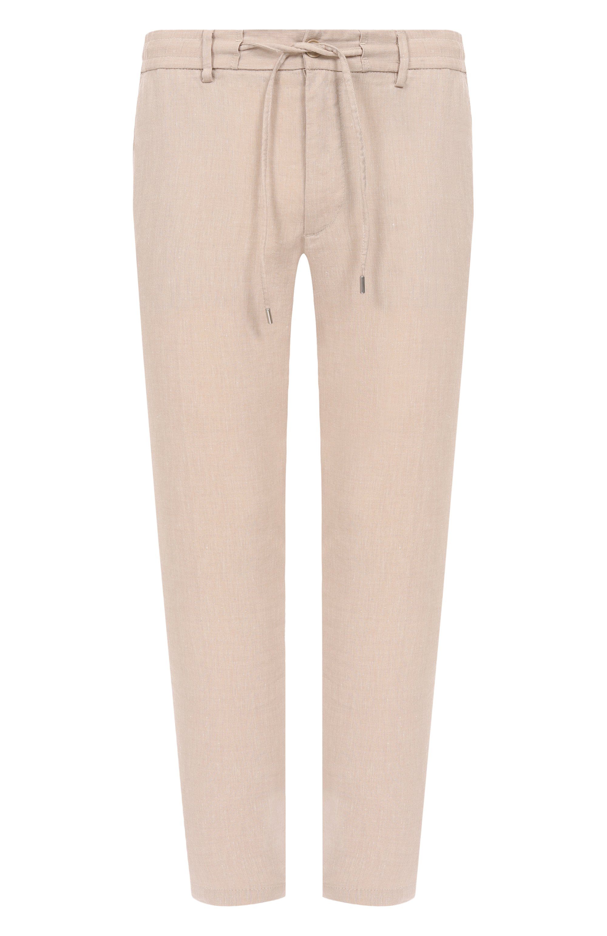 Брюки изо льна и вискозы BOSS, арт. 50540480, фото 1