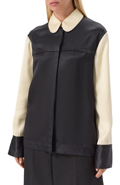 Рубашка из вискозы JIL SANDER, арт. J02DL0256/J65334, фото 3