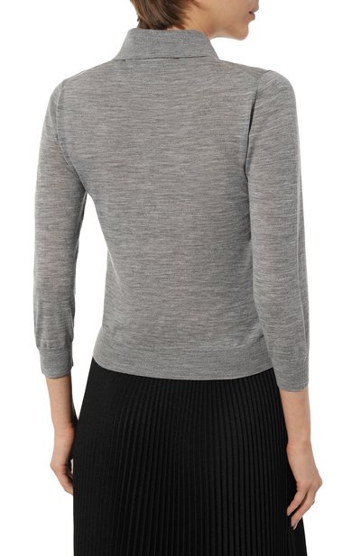 Шерстяное поло PRADA, арт. P24G1D-1S9C-F0031-211, фото 4