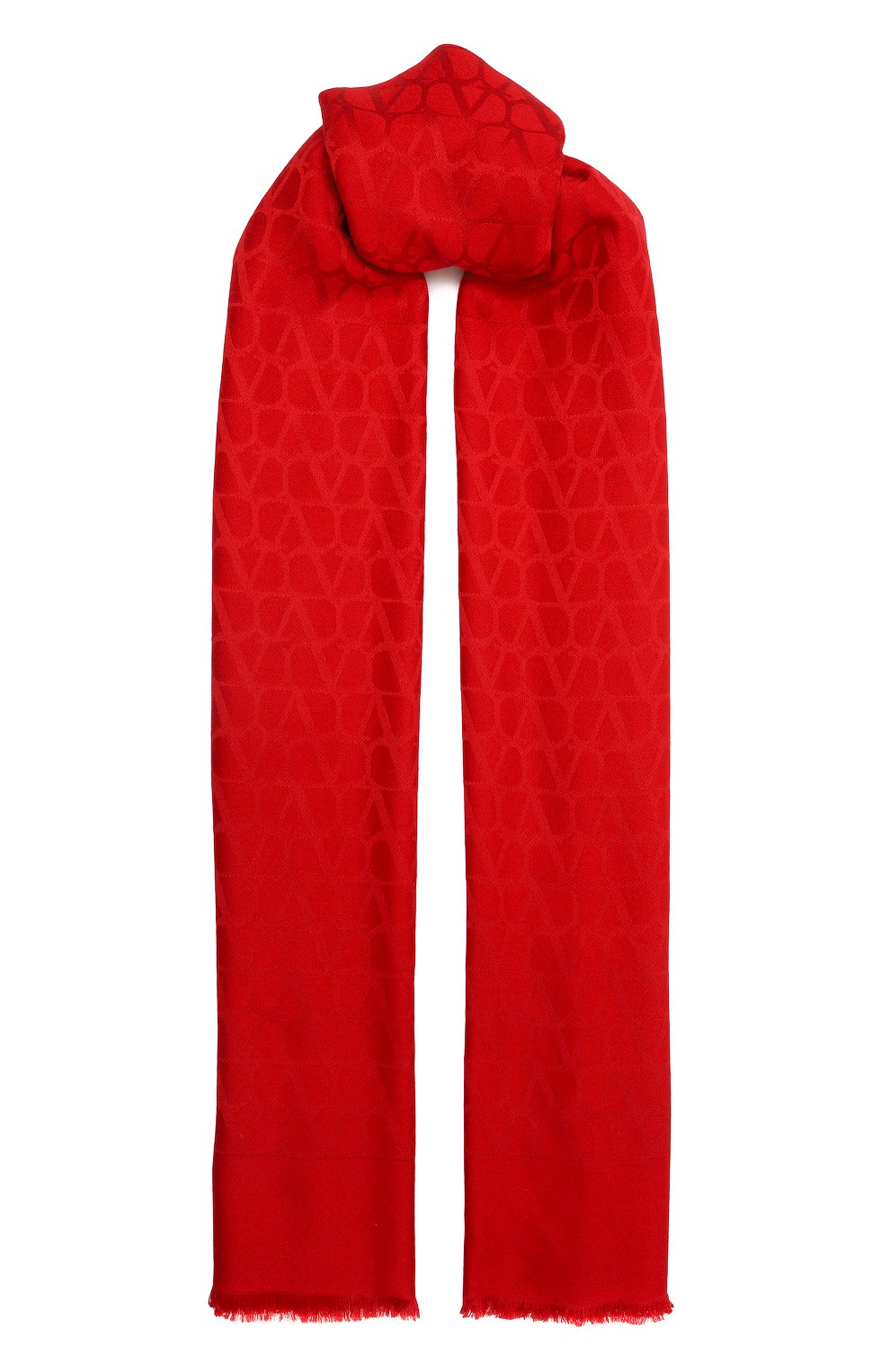 Палантин из шелка и шерсти VALENTINO, арт. 5W2ED007/XJT, фото 1