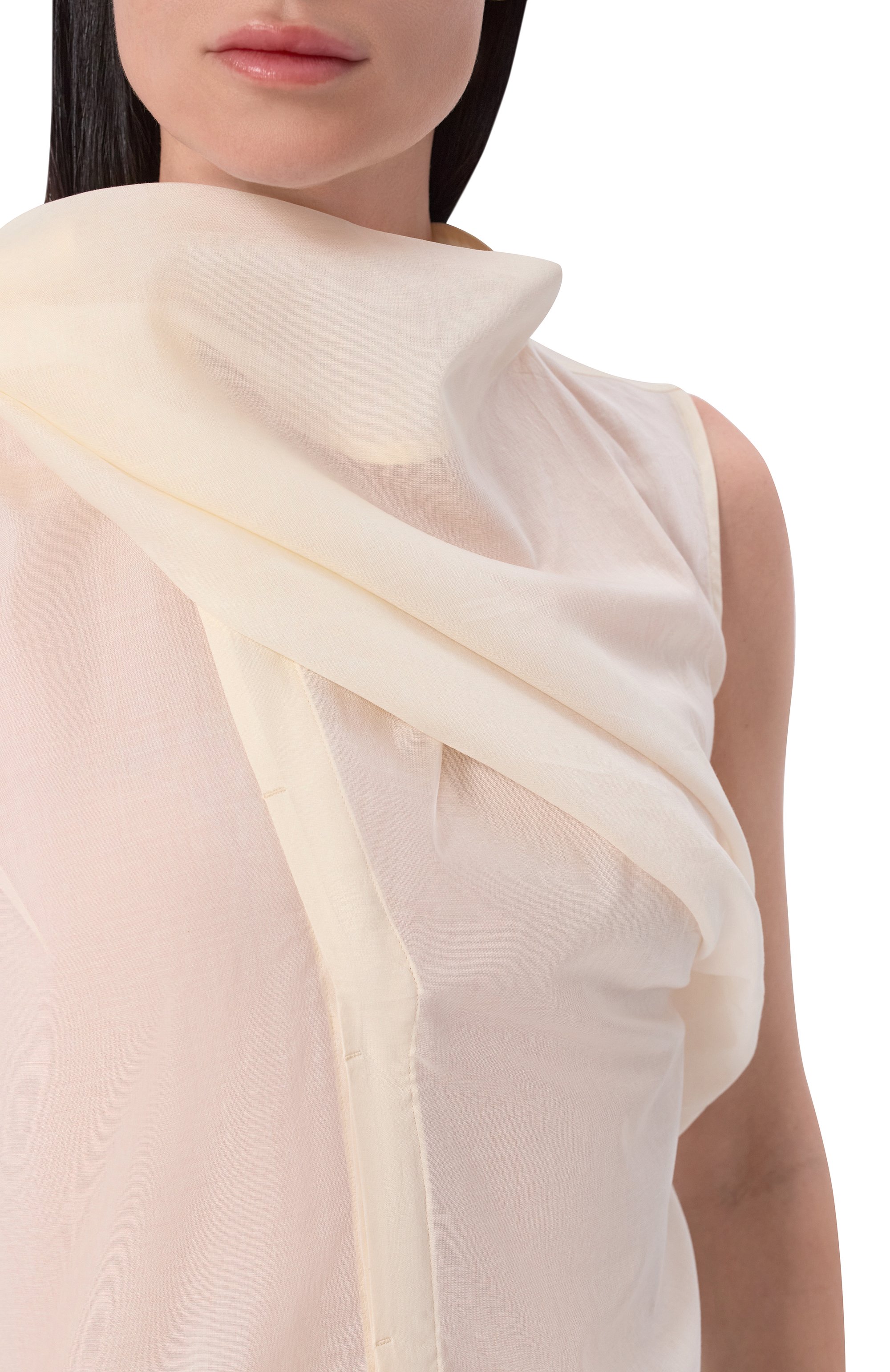 Хлопковый топ RICK OWENS, арт. RP01F6136/CV, фото 5