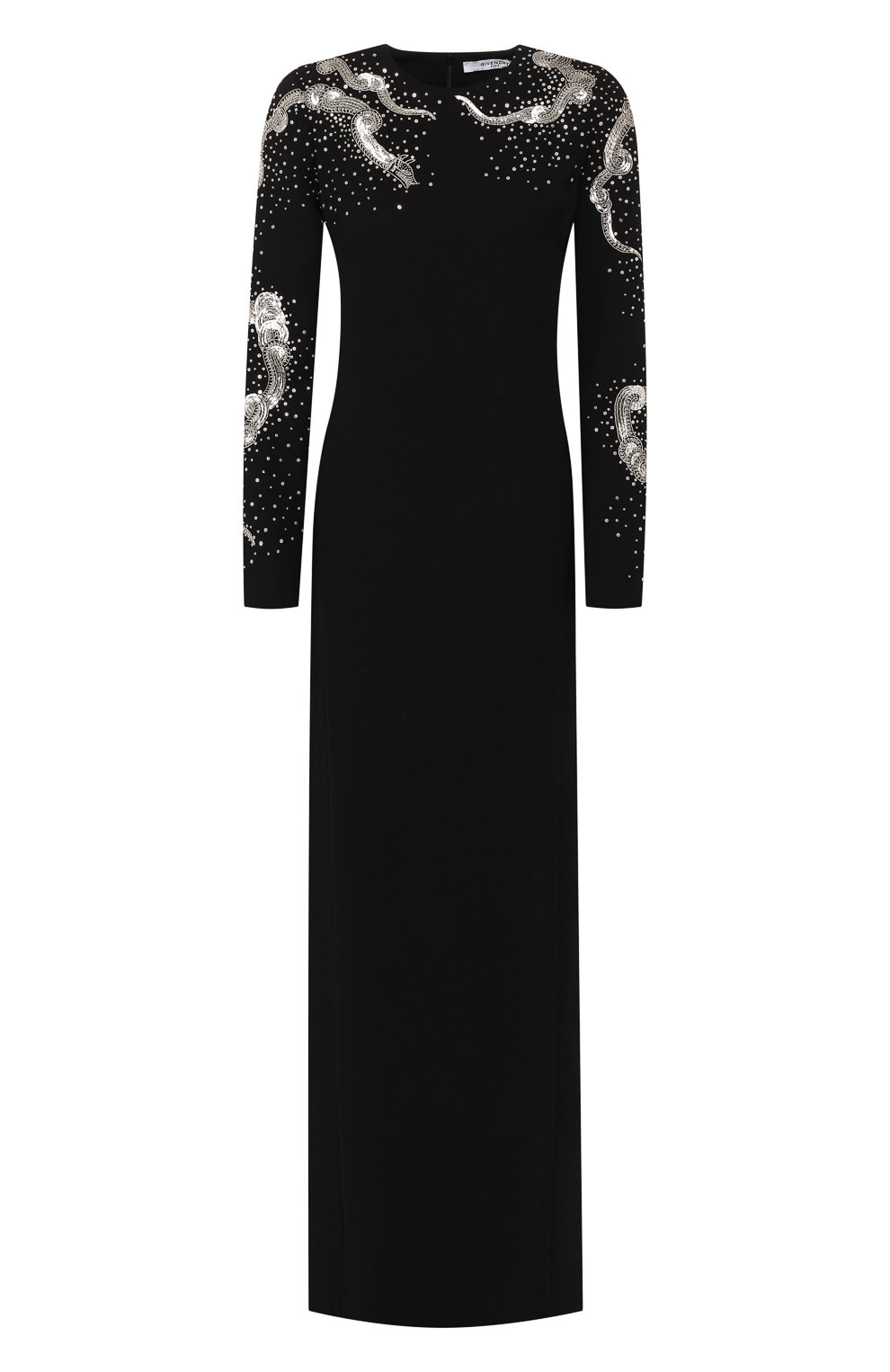 Шерстяное платье GIVENCHY черного цвета по цене 521500 руб., арт. BW20FVG0EK, фото 1 Шерстяное платье GIVENCHY, арт. BW20FVG0EK, фото 1