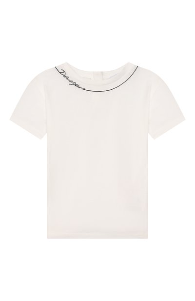 Хлопковая футболка DOLCE & GABBANA, арт. L1JTH0/G7QK1