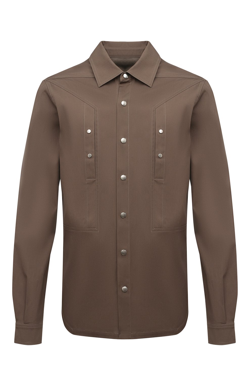 Хлопковая рубашка RICK OWENS, арт. RU01B1729/TEX, фото 1