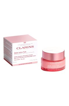 Ночной обновляющий крем multi-active для сухой кожи (50ml) CLARINS бесцветного цвета, арт. 80100573 | Фото 3 (Региональные ограничения белый список (Axapta Mercury): Не проставлено; Нос: Не проставлено; Тип продукта: Кремы; Назначение: Для лица)