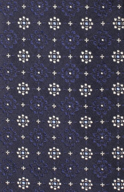 Шелковый галстук CANALI темно-синего цвета по цене 10600 руб., арт. 18/HJ02262, фото 3 Шелковый галстук CANALI, арт. 18/HJ02262, фото 3