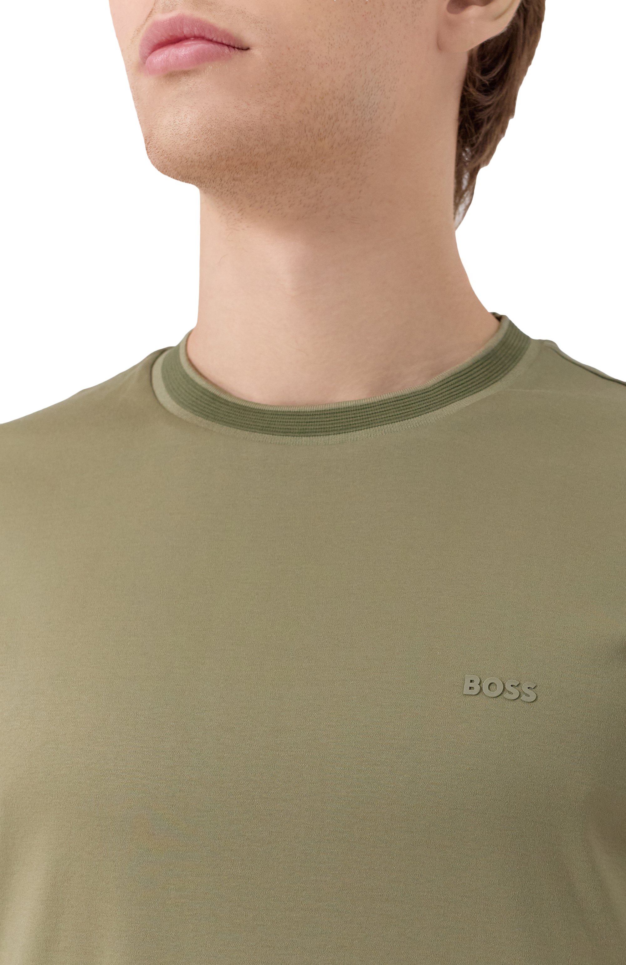Хлопковая футболка BOSS, арт. 50543858, фото 5
