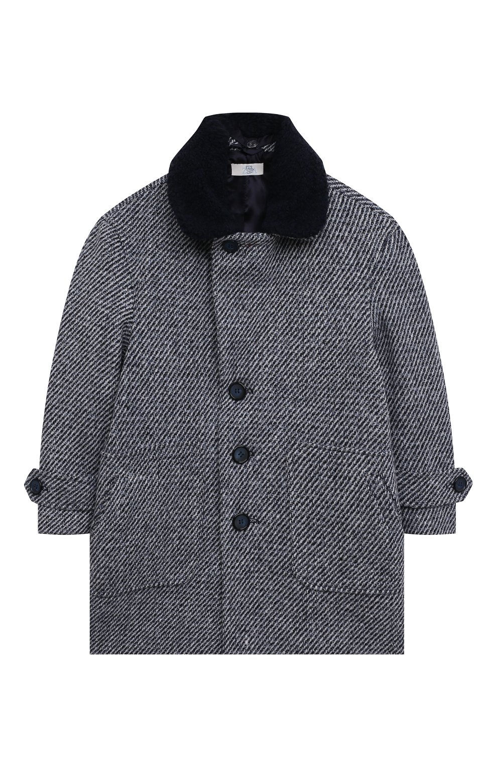 Пальто ZHANNA & ANNA синего цвета по цене 35000 руб., арт. ZALB08092020, фото 1 Пальто ZHANNA & ANNA, арт. ZALB08092020, фото 1