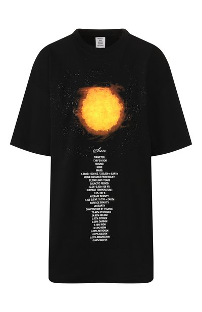 Женская хлопковая футболка VETEMENTS, арт. UAH20TR901/W