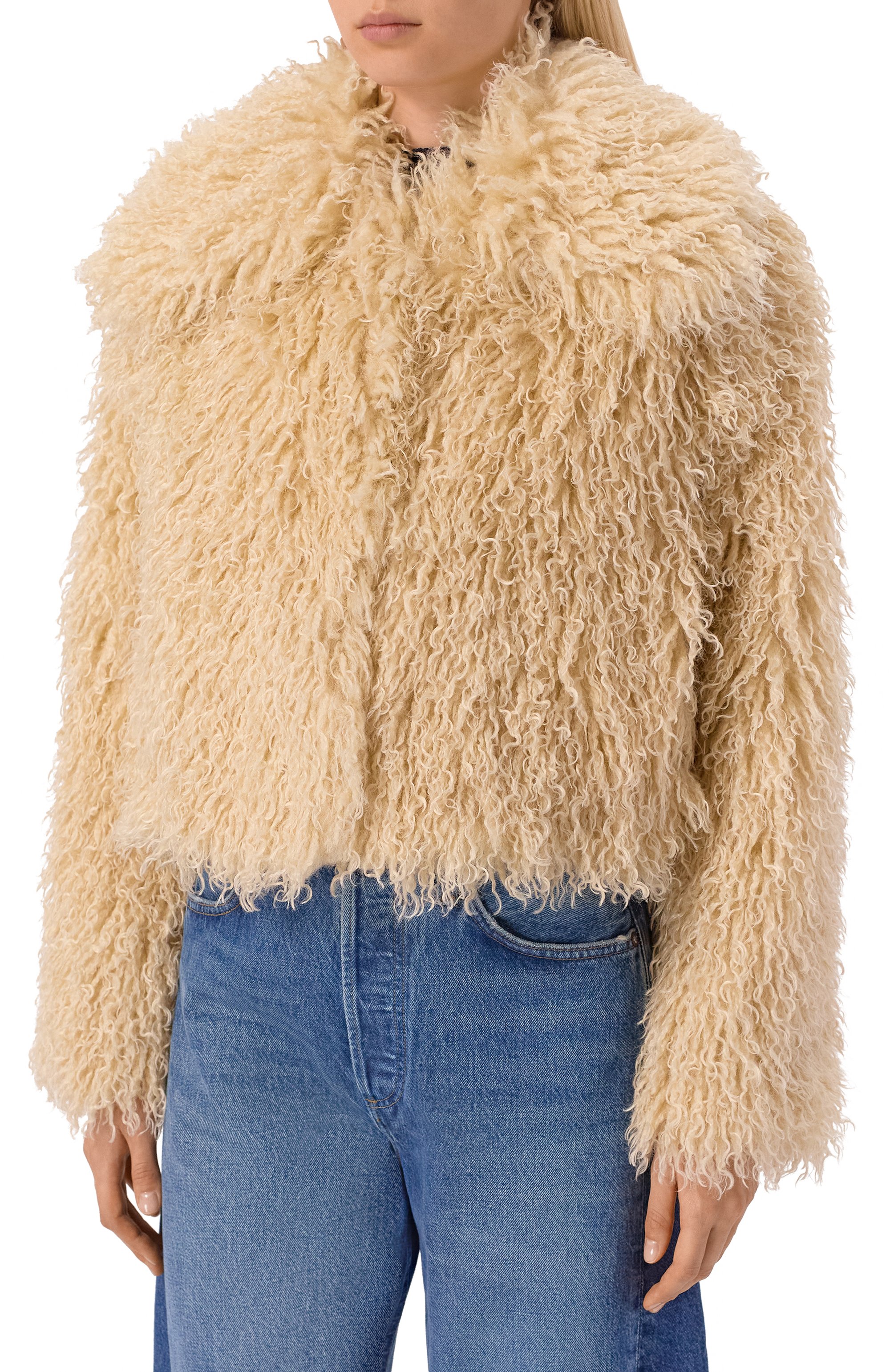 Шуба из экомеха BOSS ORANGE, арт. 50547960, фото 3