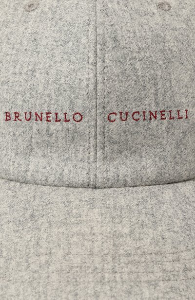 Шерстяная бейсболка BRUNELLO CUCINELLI, арт. M038P9992, фото 4