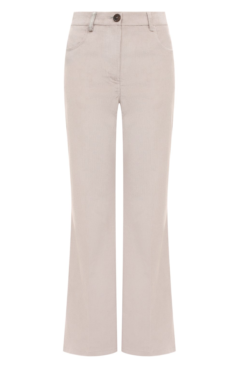 Вельветовые брюки LORENA ANTONIAZZI светло-серого цвета по цене 59150 руб., арт. I2450PA98A/4245, фото 1 Вельветовые брюки LORENA ANTONIAZZI, арт. I2450PA98A/4245, фото 1