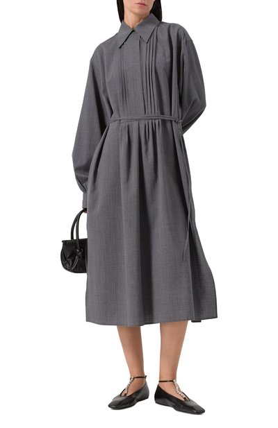 Шерстяное платье JIL SANDER, арт. J02CT0390-J40171, фото 2