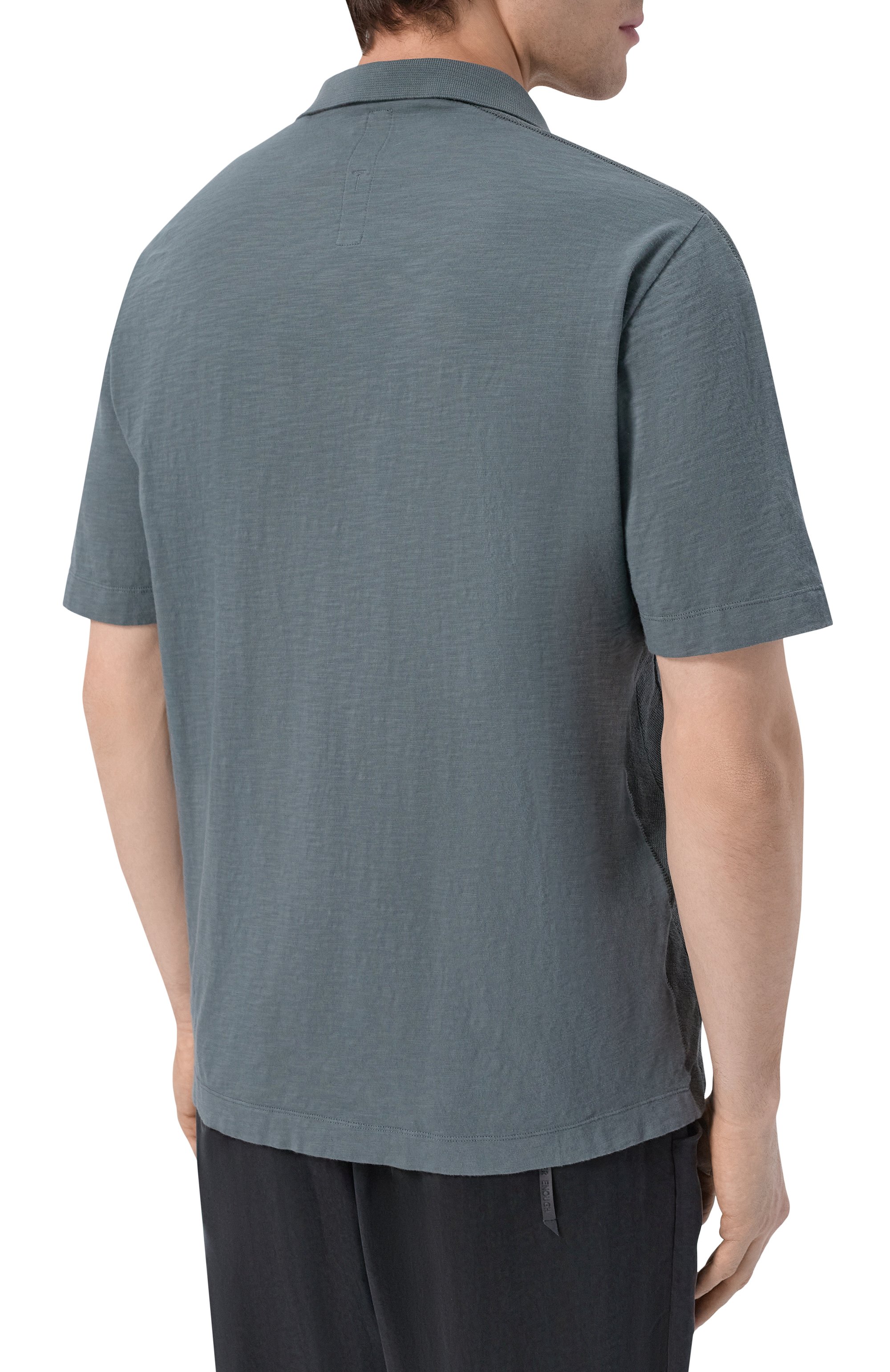 Поло из хлопка и льна TRANSIT, арт. CFUTRC5401, фото 4