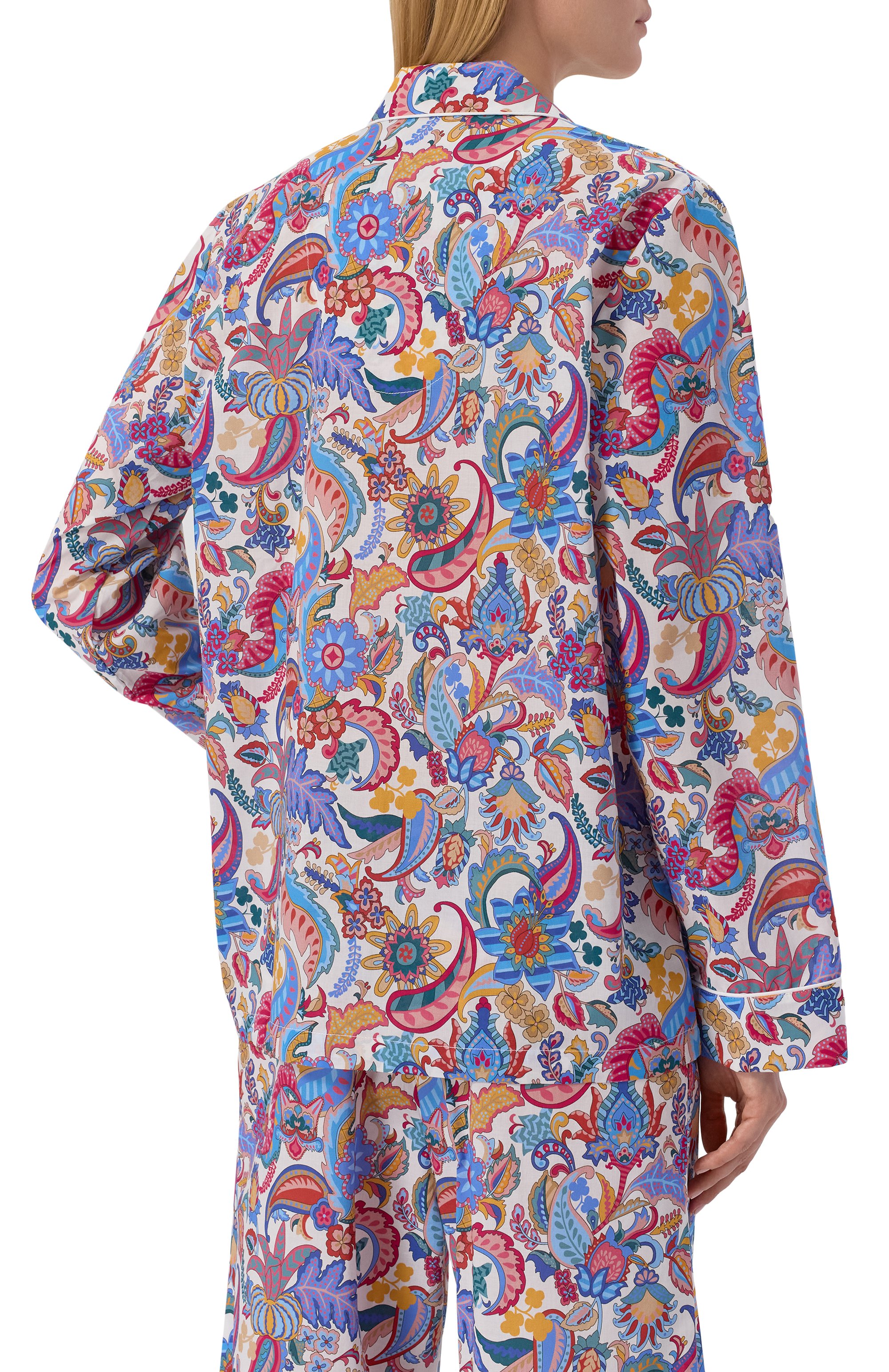 Хлопковая пижама DEREK ROSE разноцветного цвета по цене 40950 руб., арт. 2012/LEDB089, фото 4 Хлопковая пижама DEREK ROSE, арт. 2012/LEDB089, фото 4