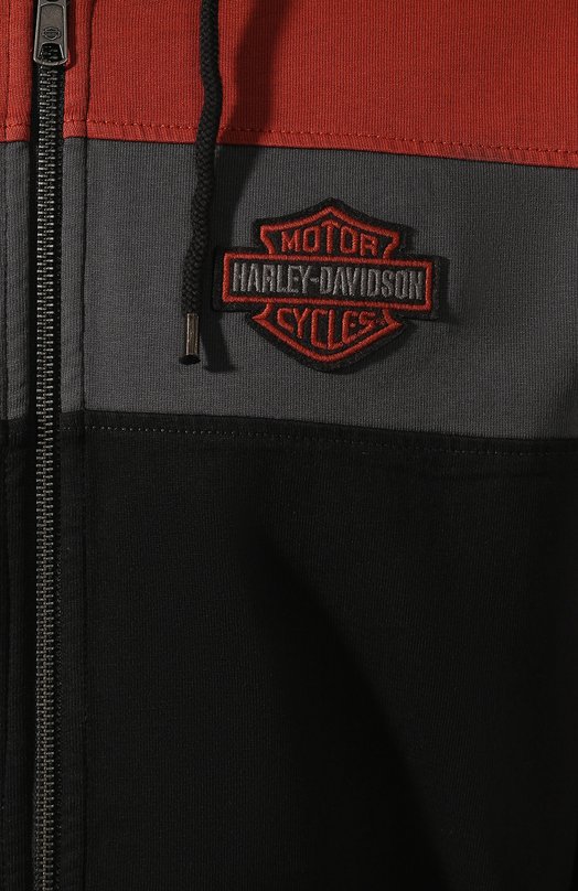 Хлопковая толстовка Genuine Motorclothes Harley-Davidson 99084-20VM Разноцветный  99084-20VM Фото 5