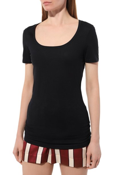 Хлопковая футболка HANRO, арт. 071345, фото 3