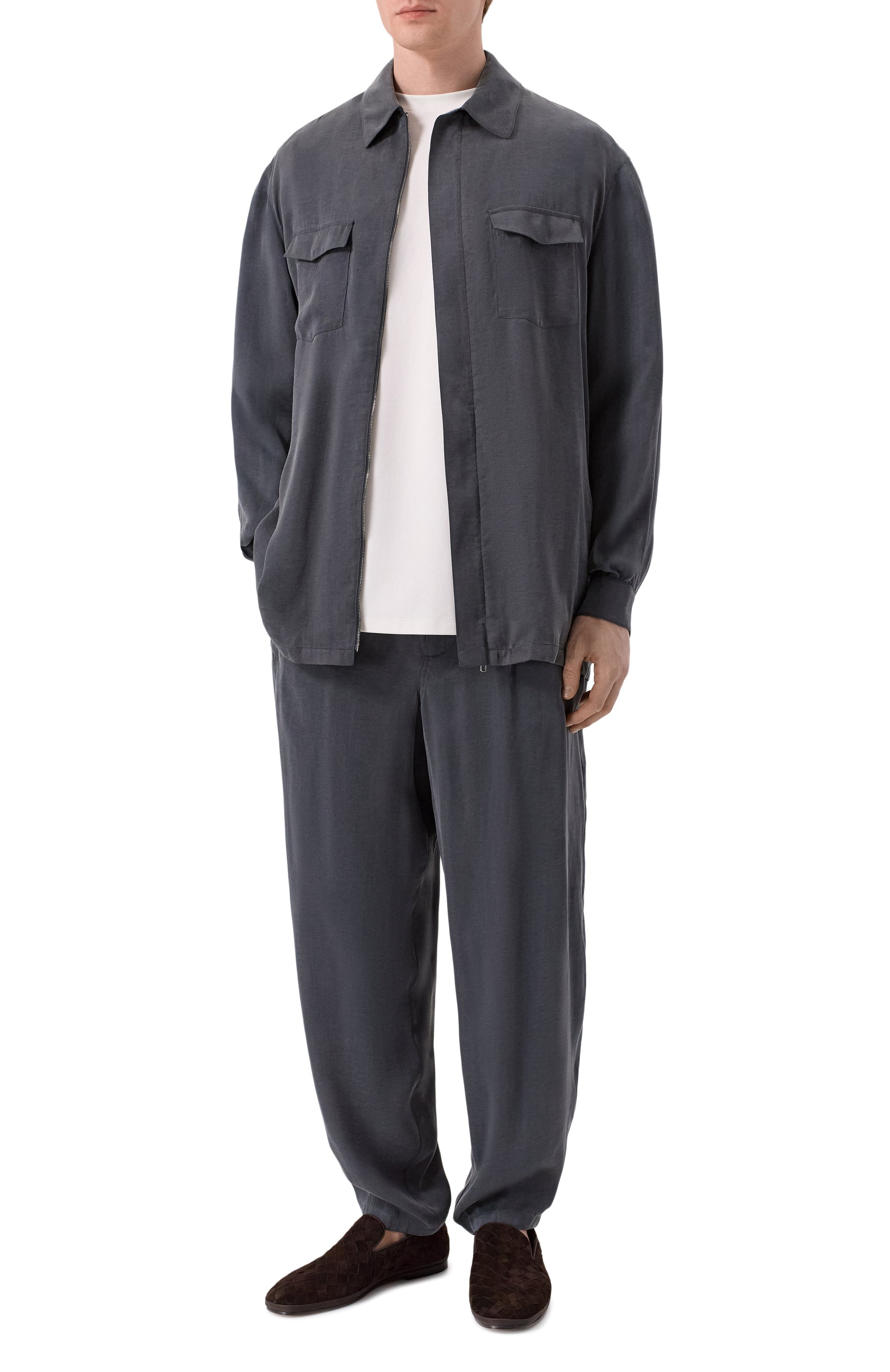 Куртка-рубашка из лиоцелла и вискозы GIORGIO ARMANI, арт. GM003449/TE20272, фото 2