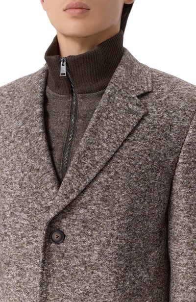 Пальто BOSS коричневого цвета по цене 89500 руб., арт. 50571846, фото 5 Пальто BOSS, арт. 50571846, фото 5