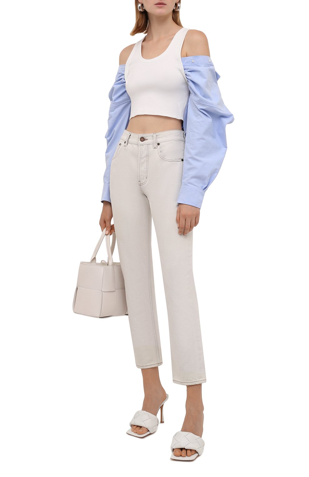 Топ ALEXANDERWANG.T голубого цвета по цене 38350 руб., арт. 4KC3211007, фото 2 Топ ALEXANDERWANG.T, арт. 4KC3211007, фото 2