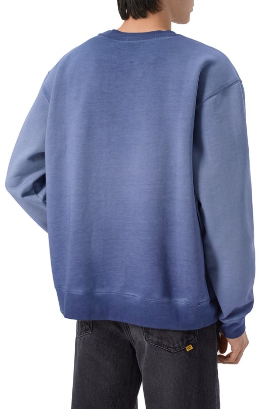 Хлопковый свитшот Gallery Dept. 0UT003/C0TT0N Синий  0UT003/C0TT0N Фото 4
