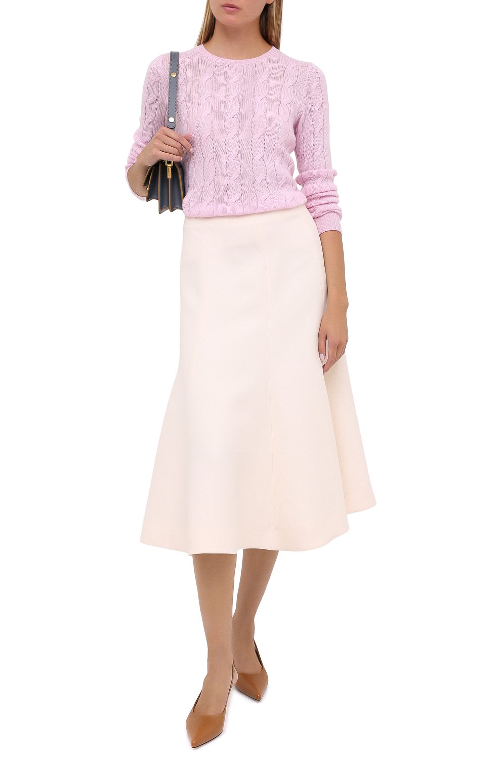 Кашемировый пуловер RALPH LAUREN розового цвета по цене 84350 руб., арт. 290615209, фото 2 Кашемировый пуловер RALPH LAUREN, арт. 290615209, фото 2