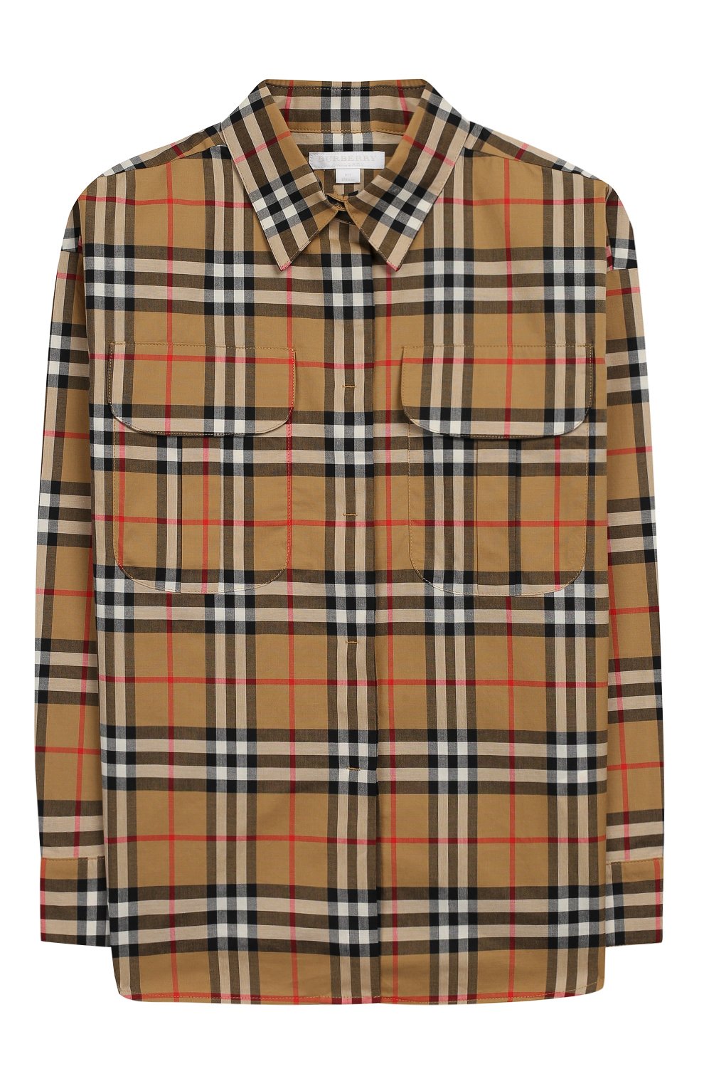 Хлопковая блузка BURBERRY, арт. 8003327, фото 1
