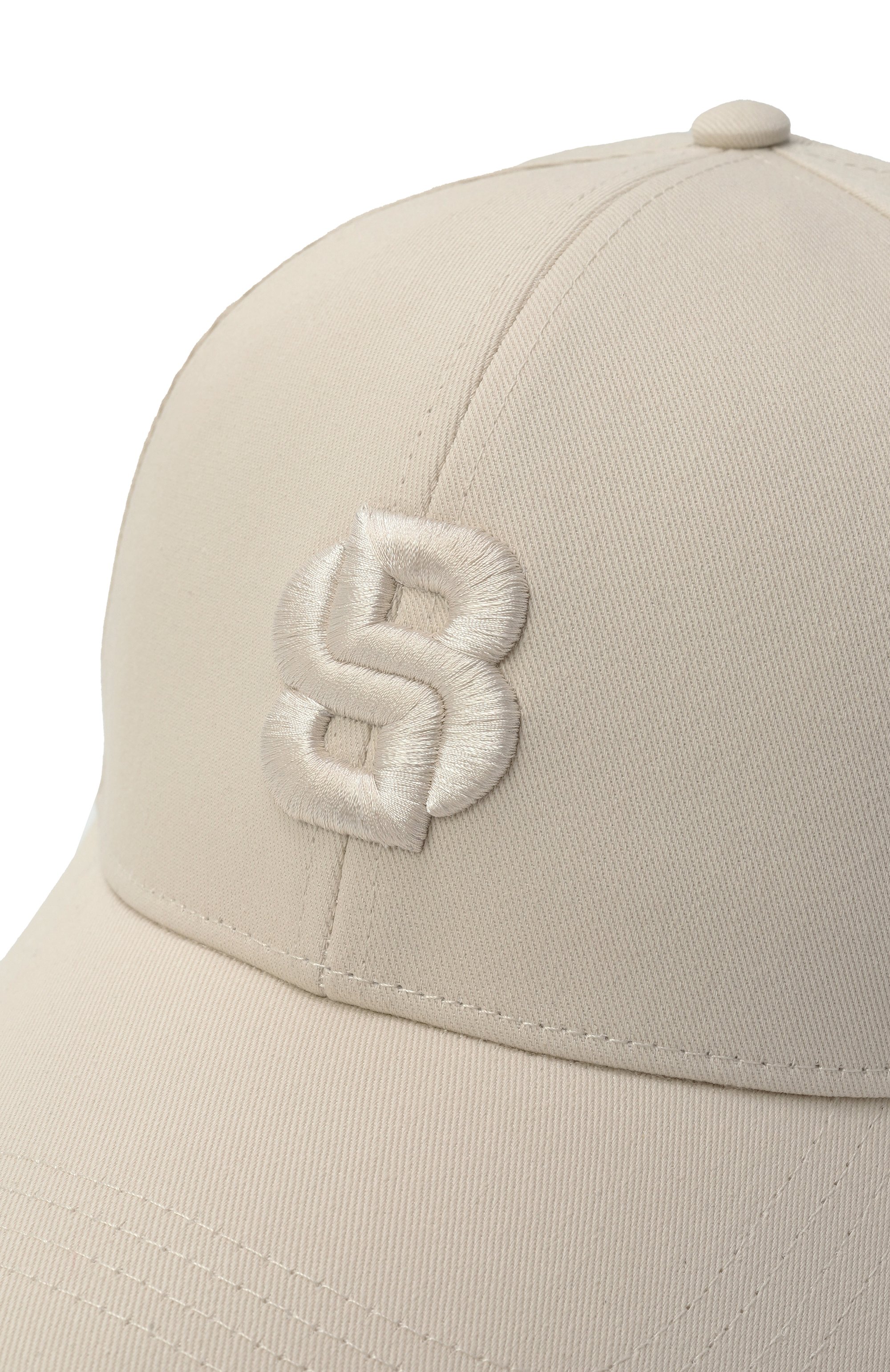 Хлопковая бейсболка BOSS кремового цвета по цене 7490 руб., арт. 50533299, фото 4 Хлопковая бейсболка BOSS, арт. 50533299, фото 4