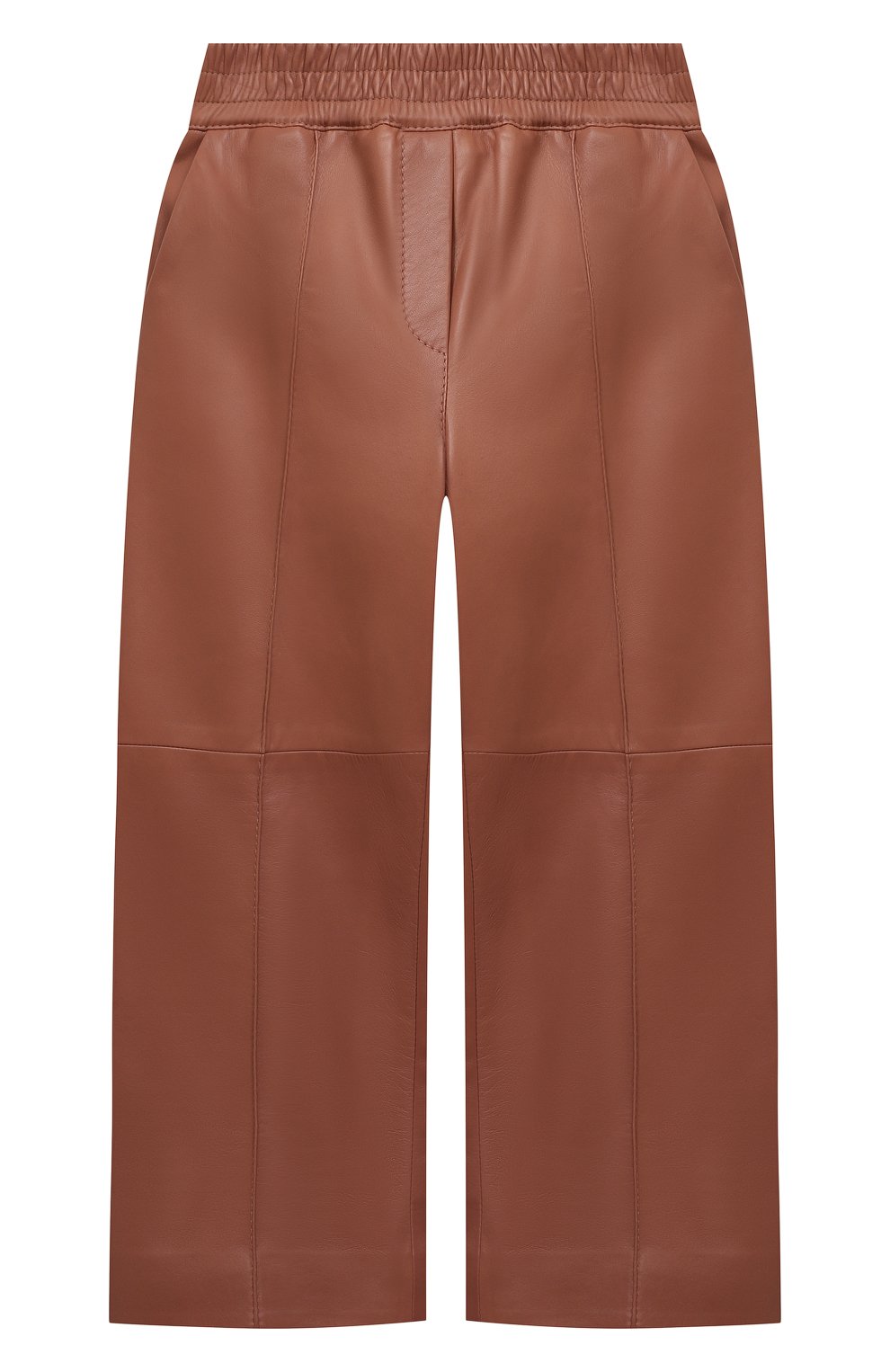 Кожаные брюки BRUNELLO CUCINELLI, арт. BPTANP044A, фото 1