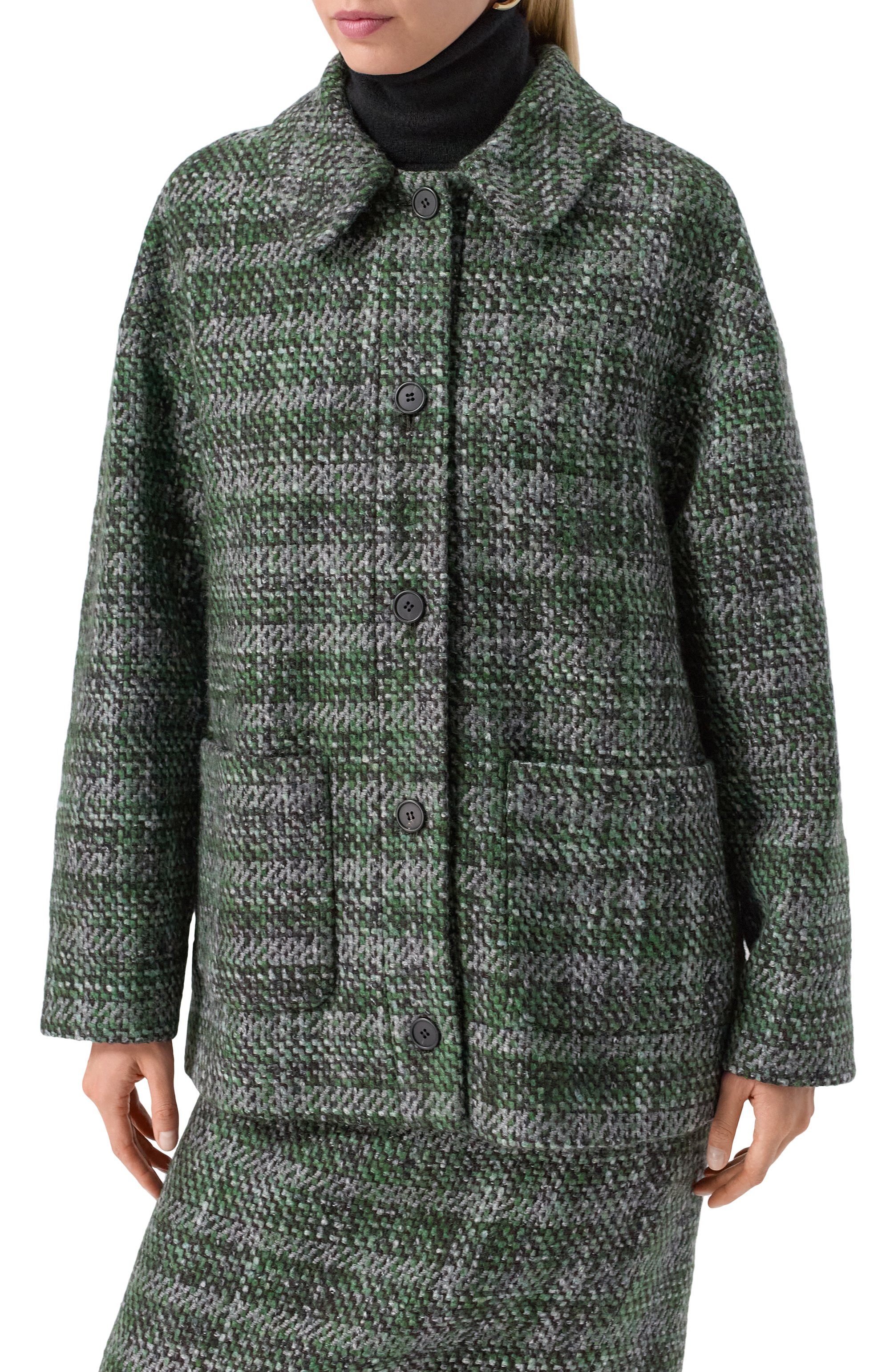 Полупальто из кашемира и шелка с отделкой из соболя MVST, арт. M25.1PW.0001B/13441, фото 6