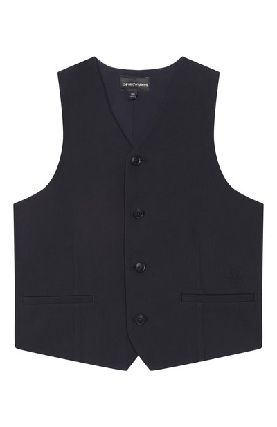 Жилет из вискозы и хлопка EMPORIO ARMANI, арт. EB000905/AF21040