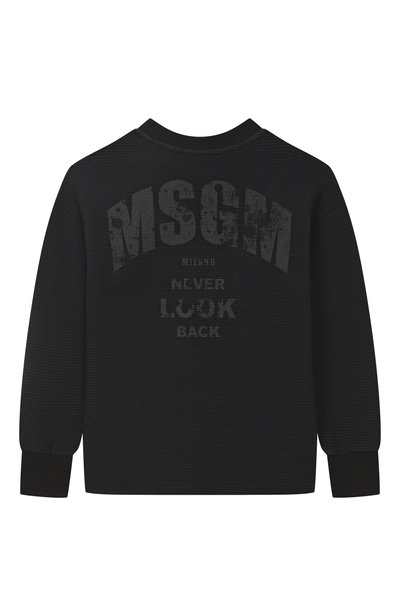 Хлопковый лонгслив MSGM KIDS, арт. F6MSJBTH320, фото 2