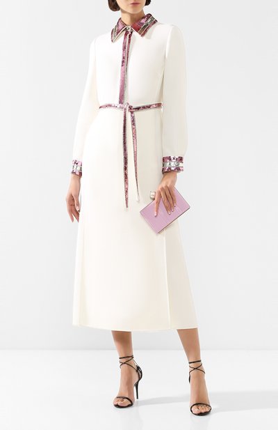 Шерстяное платье VALENTINO белого цвета по цене 648500 руб., арт. TB3VAQ5150S, фото 2 Шерстяное платье VALENTINO, арт. TB3VAQ5150S, фото 2