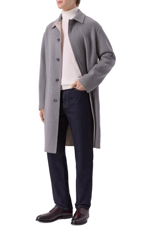 Пальто из шерсти шиншиллы и кашемира MVST M25.1PM.C002 Серый  M25.1PM.C002 Фото 2