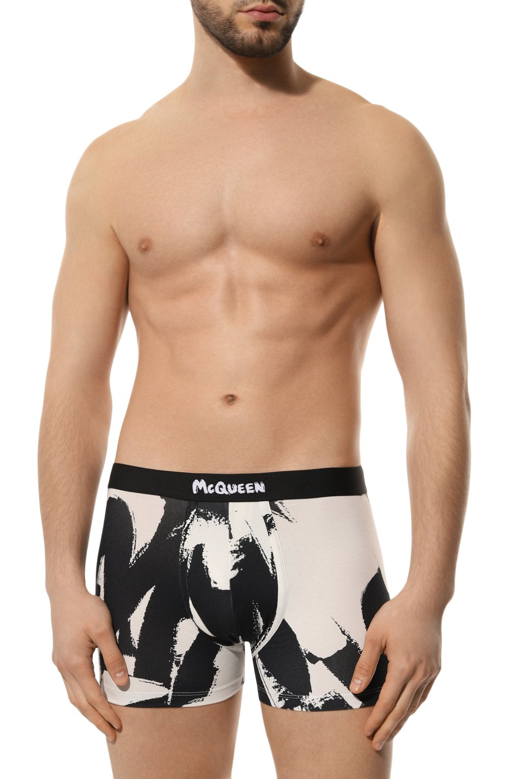 Хлопковые боксеры ALEXANDER MCQUEEN, арт. 710749 4112Q, фото 2