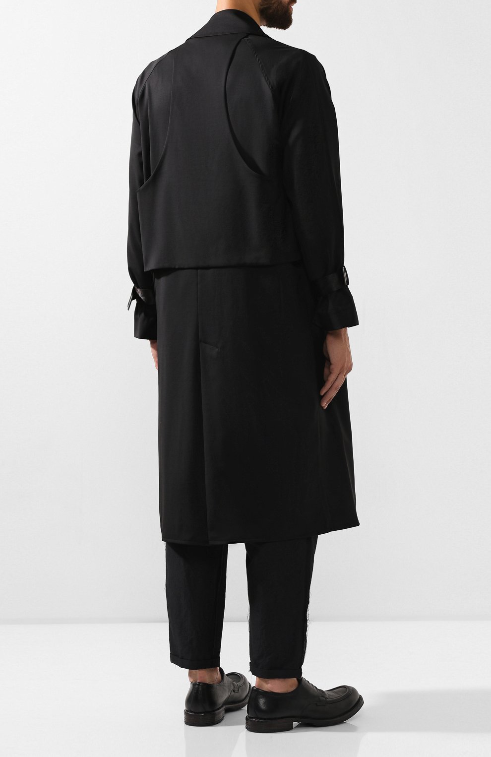 Шерстяной плащ RTA, арт. MF9344-0136BLK, фото 4
