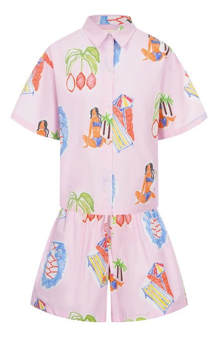 Женская хлопковая пижама ANY WOWZERS, арт. SFR02-AMF-PINK