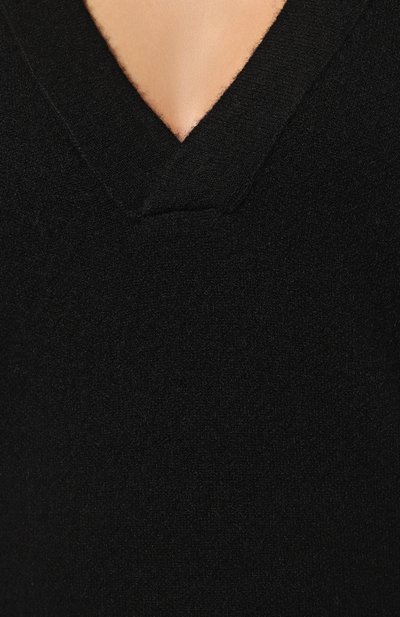 Кашемировый пуловер JACOB LEE черного цвета по цене 105000 руб., арт. WKS022AW24GB, фото 5 Кашемировый пуловер JACOB LEE, арт. WKS022AW24GB, фото 5