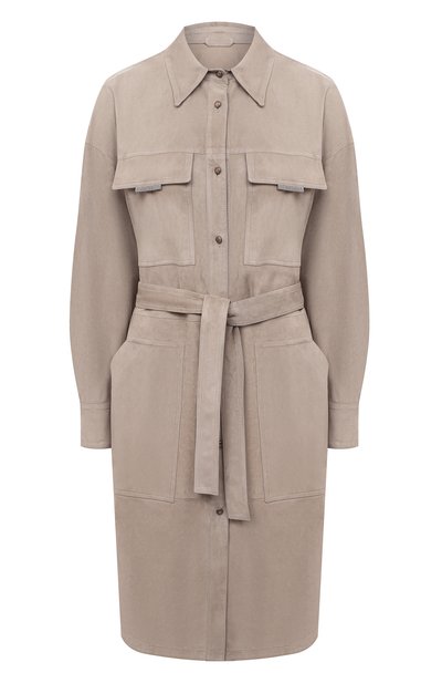 Женское замшевое пальто BRUNELLO CUCINELLI, арт. M0PCL9450