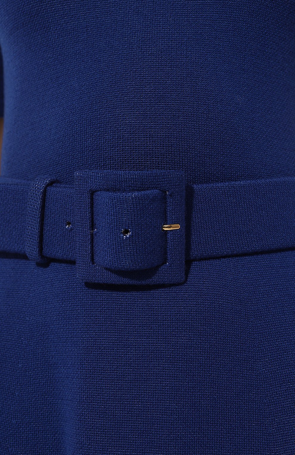 Приталенное платье-миди с поясом и круглым вырезом OSCAR DE LA RENTA, арт. 18RN112DGK, фото 5