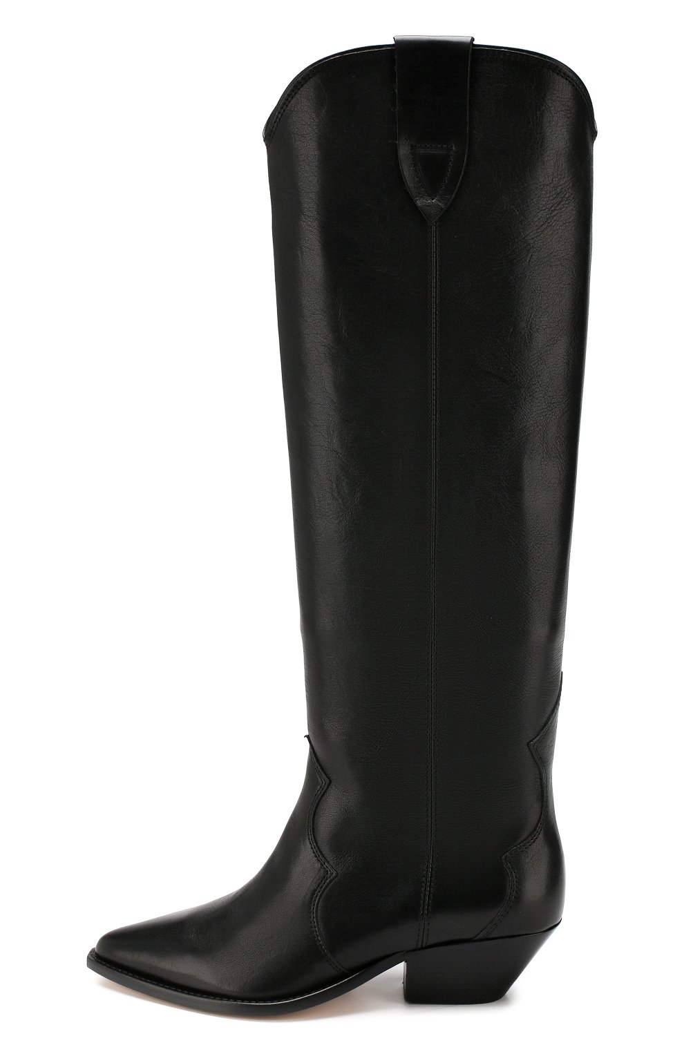 Кожаные сапоги danvee ISABEL MARANT черного цвета по цене 83500 руб., арт. DENVEE/BT0072-19A008S, фото 3 Кожаные сапоги danvee ISABEL MARANT, арт. DENVEE/BT0072-19A008S, фото 3